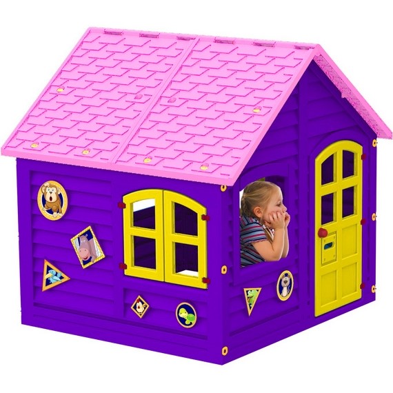 Детский Домик фиолетово-розовый 120 х 120 см